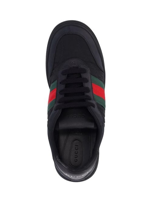 Gucci Black Sneakers "Screener" for men