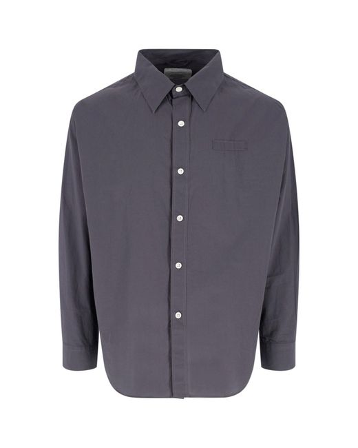 mfpen Blue Cotton Shirt for men