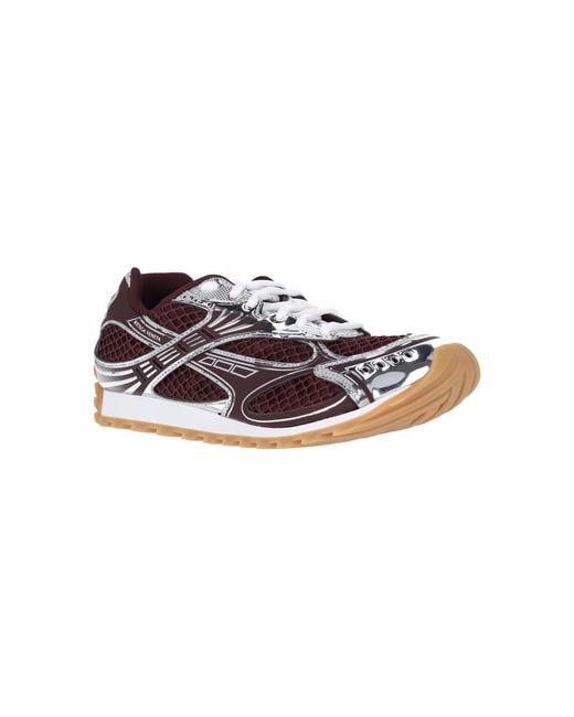 Bottega Veneta Red Sneakers "Orbit" for men