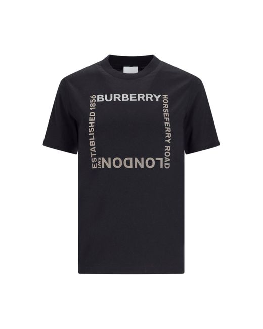 Burberry Black 'horseferry' T-shirt