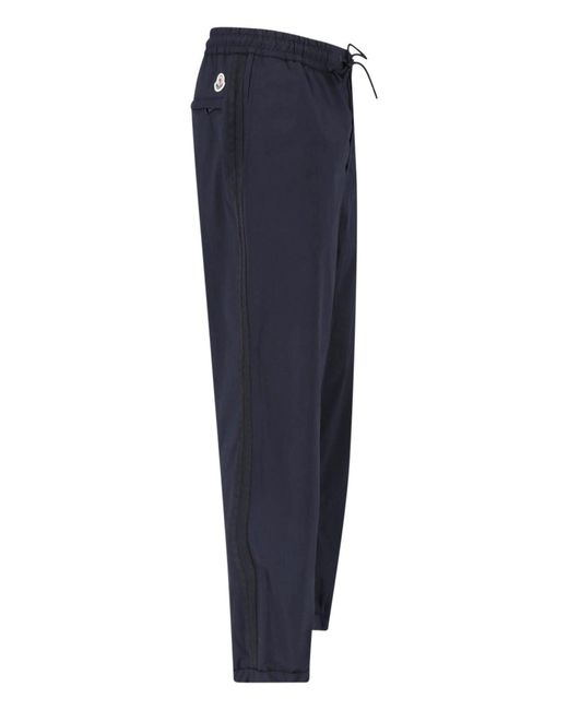 Moncler Blue Sweatpants Logo for men