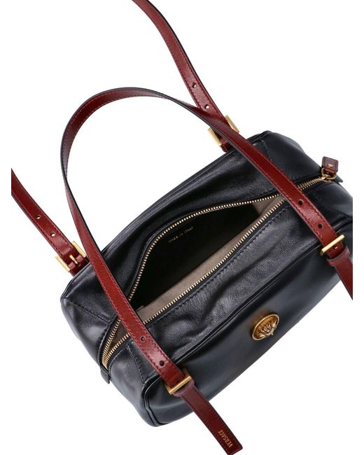 Versace White Nappa Bag Emblème