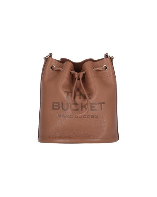 Marc Jacobs Brown The Large Leather Bucket Bag