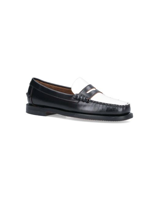 Sebago Black Loafers "classic Dan"