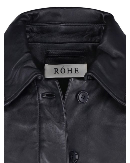 Rohe Blue Lambskin Jacket