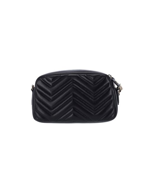 Gucci Black Mini Camera Bag "Gg Marmont"