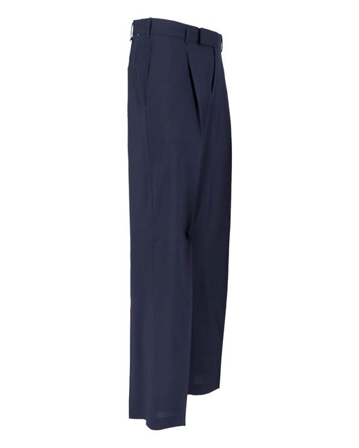PT Torino Blue Wool Pants for men