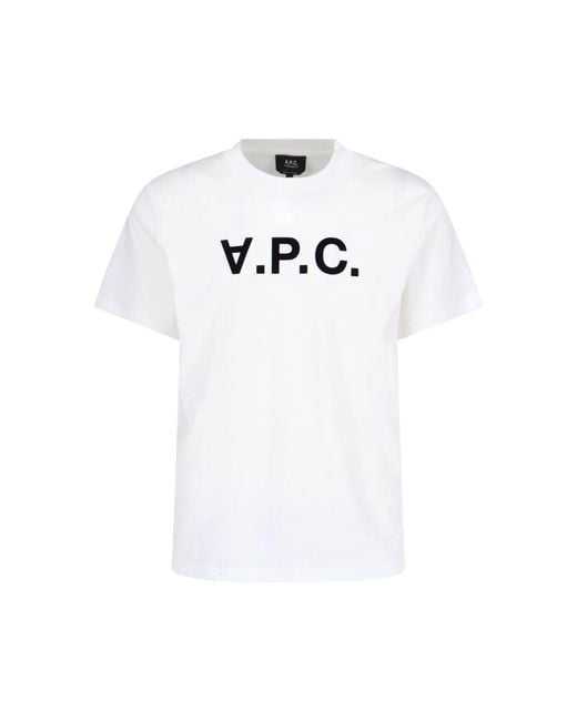 A.P.C. White T-Shirts And Polos for men