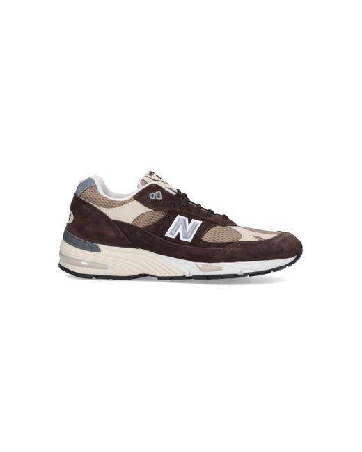 New Balance Brown '991v1' Sneakers for men