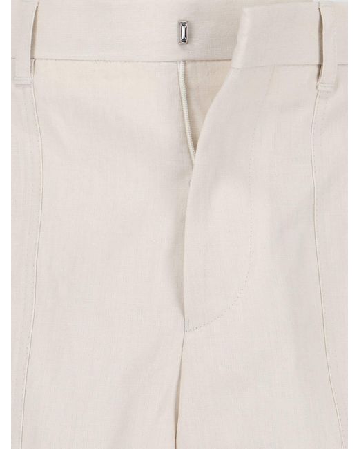 Lardini White Tailored Shorts for men