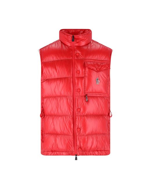 Moncler Red Bright Puffer Jacket for men