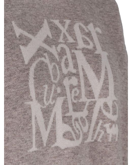 Max Mara Gray Maxmarabesque Sweater