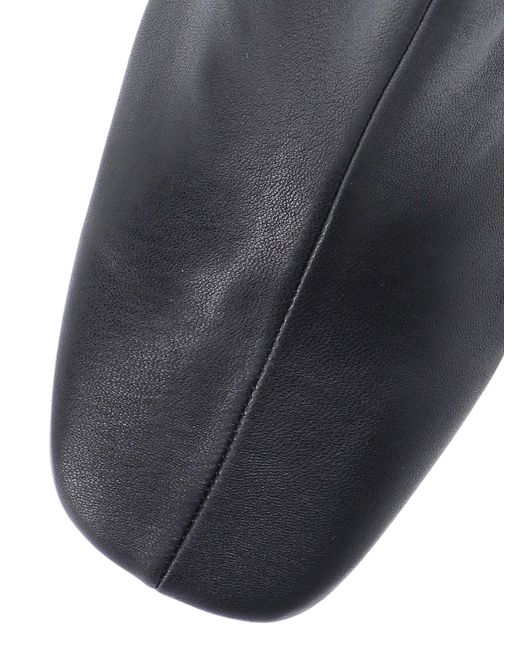 Stivaletti In Pelle di Dries Van Noten in Black