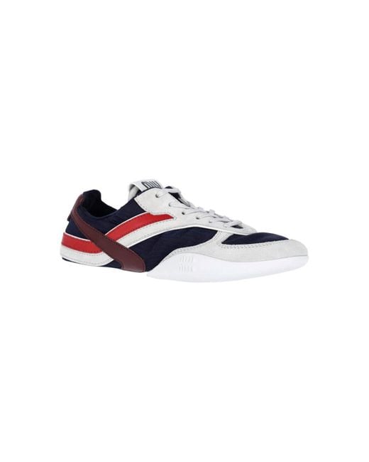 Miu Miu Blue "Gymnasium" Sneakers