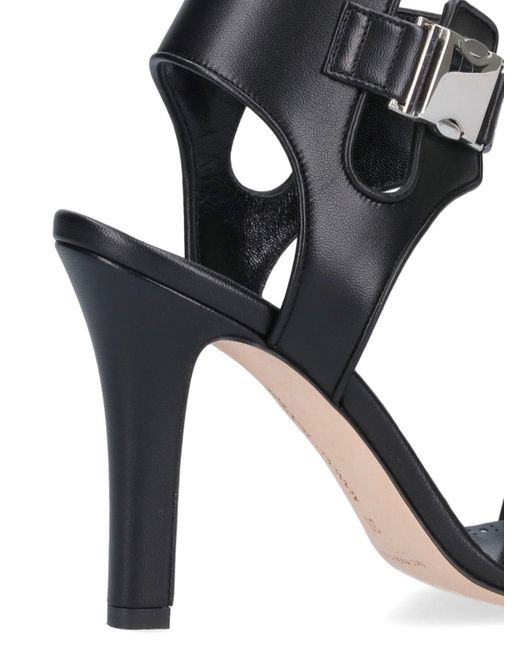 Manolo Blahnik Black 'Pollux' Sandals
