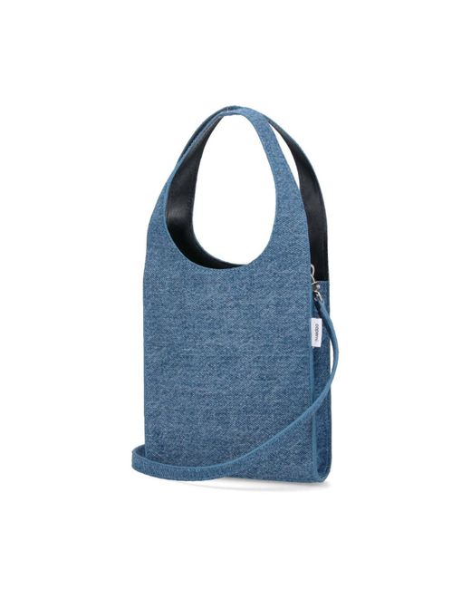 Coperni Blue Micro Tote Bag Swipe