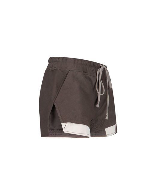 Rick Owens Brown Shorts “Fog”