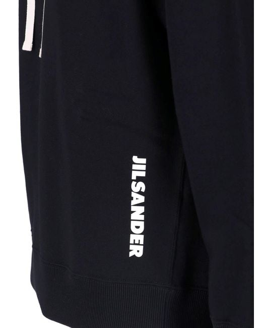 Jil Sander Blue Hoodie