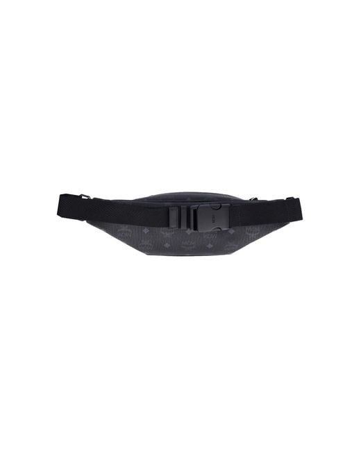 MCM Black Small Waist Bag "Fursten" for men