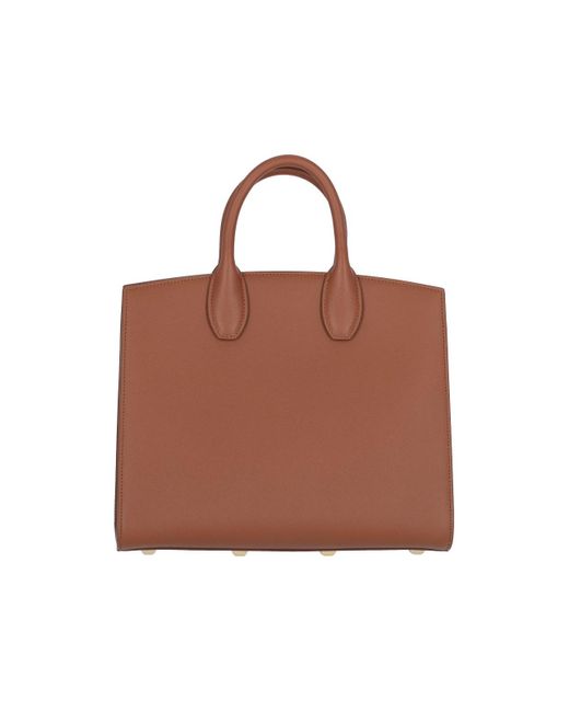 Ferragamo Brown 'studio Box' Handbag