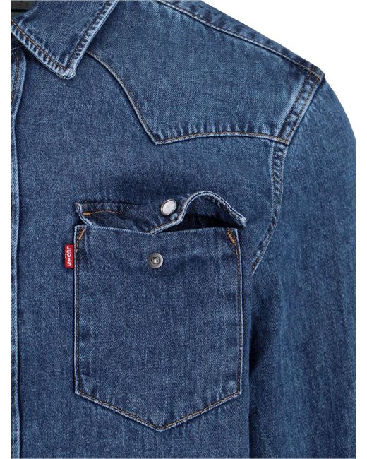 Levi's Strauss Blue 'Barstow Western Standard' Shirt for men