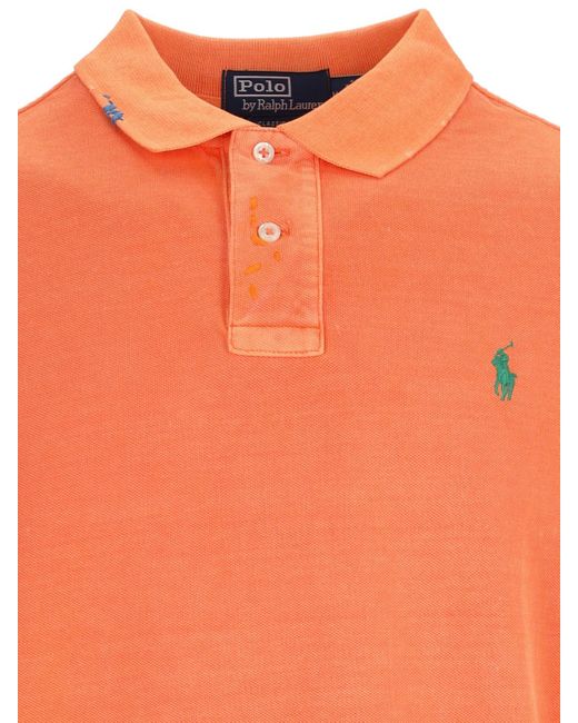 Polo Ralph Lauren Orange T-Shirts And Polos for men