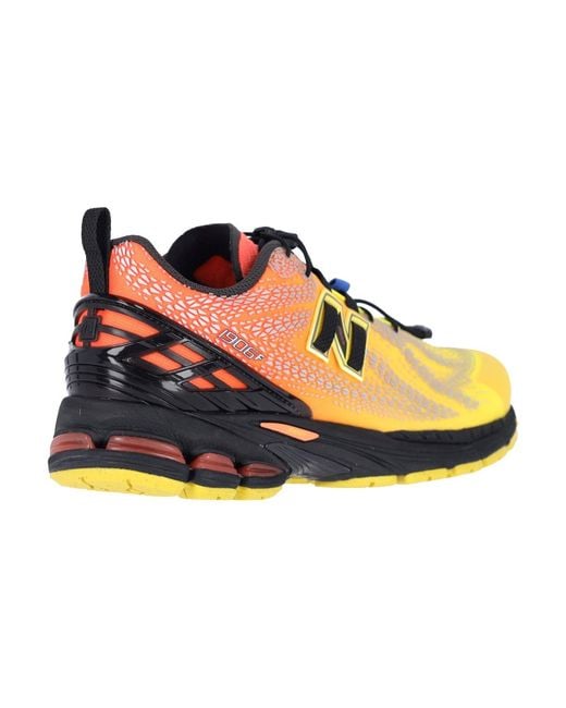 New Balance Yellow Sneakers Synthetic
