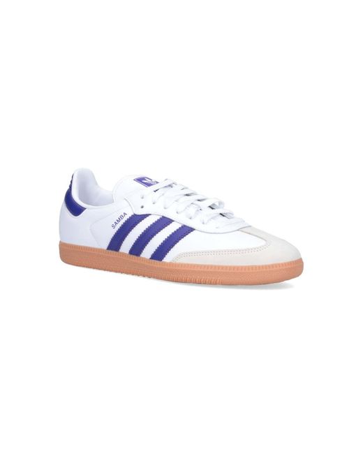 Adidas Blue 'samba Og' Sneakers