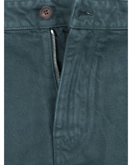 Miu Miu Blue Gabardine Pants