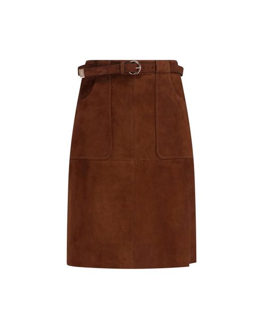 Max Mara Brown Midi Skirt "Studio"