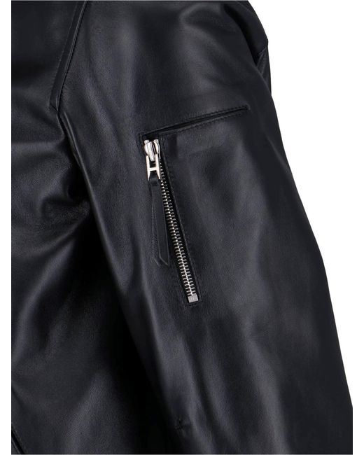 Tom Ford Black Jackets Lamb Leather for men