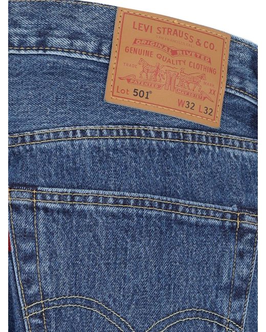 Levi's Strauss Blue '501 Stonewash' Jeans for men