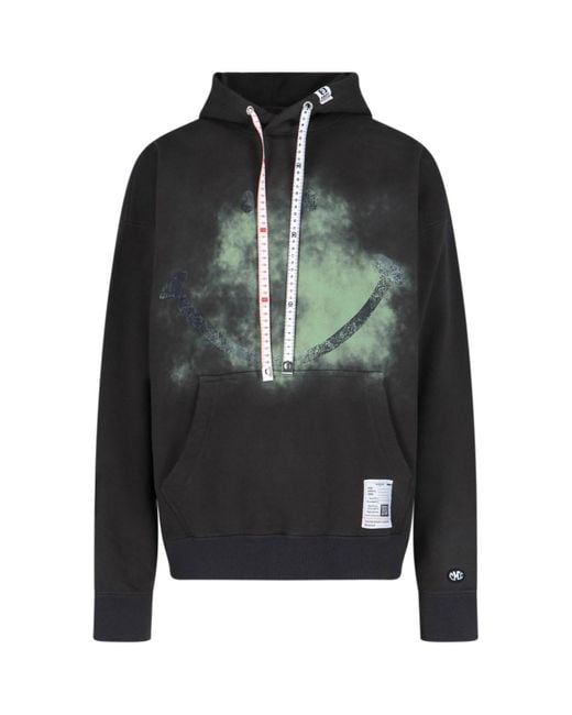 Maison Mihara Yasuhiro Black Smiley Face" Hoodie for men