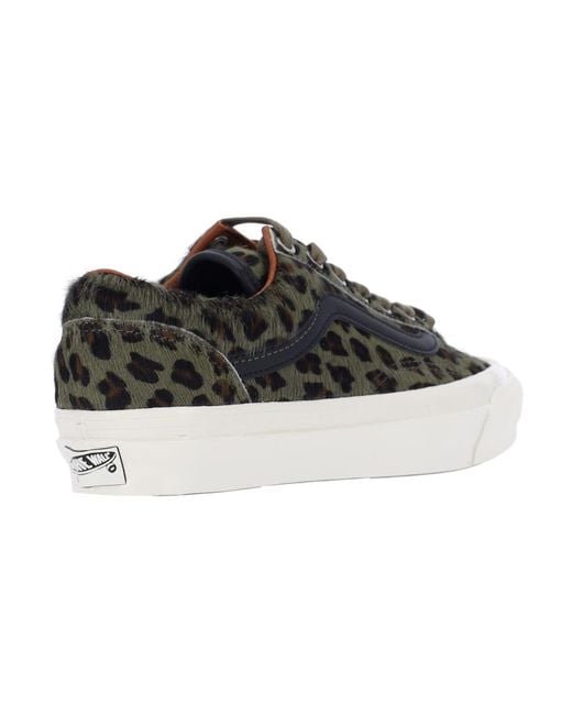 Vans Black 100% Leather Sneakers