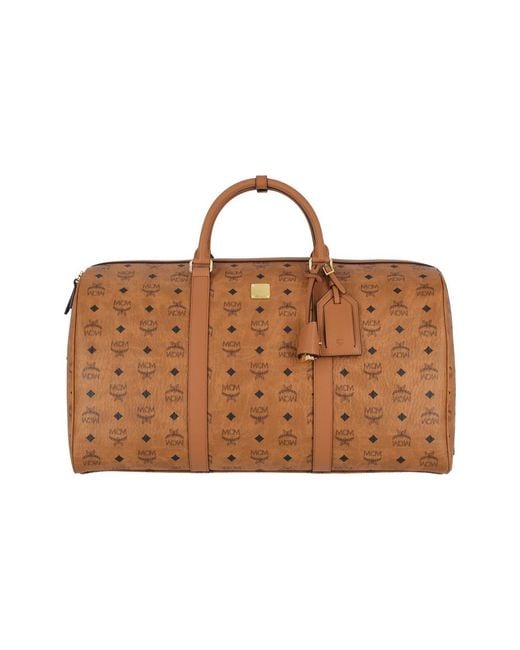MCM Brown Ottomar Weekender Bag for men