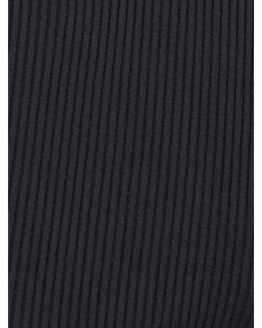 Miu Miu Blue Ribbed Pants