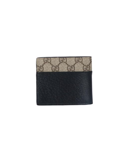 Gucci Black 'incrocio Gg' Wallet for men