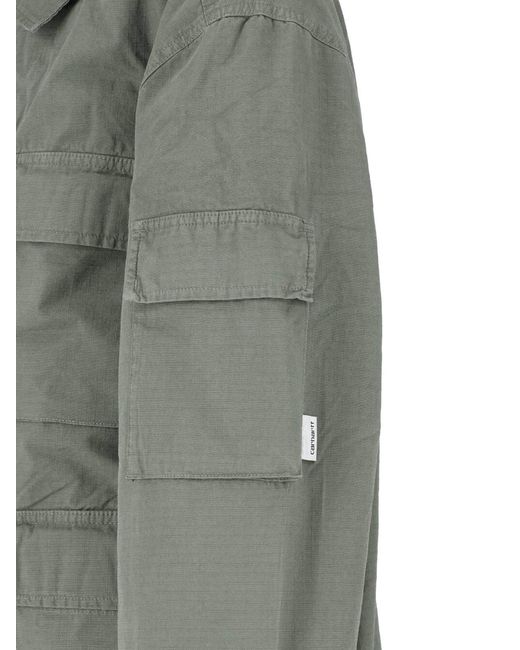 Carhartt Gray Jacket "Manderson" for men