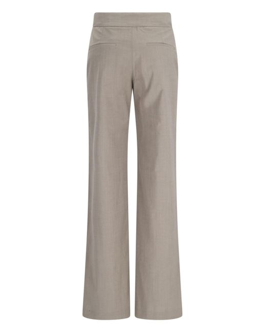 Eudon Choi Gray Straight Trousers