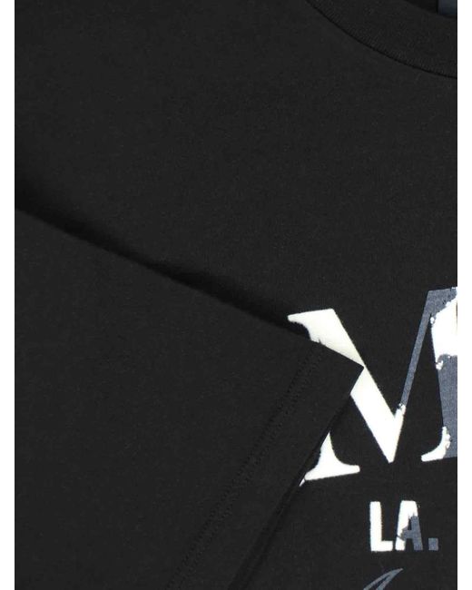 T-Shirt Stampa di Amiri in Black da Uomo