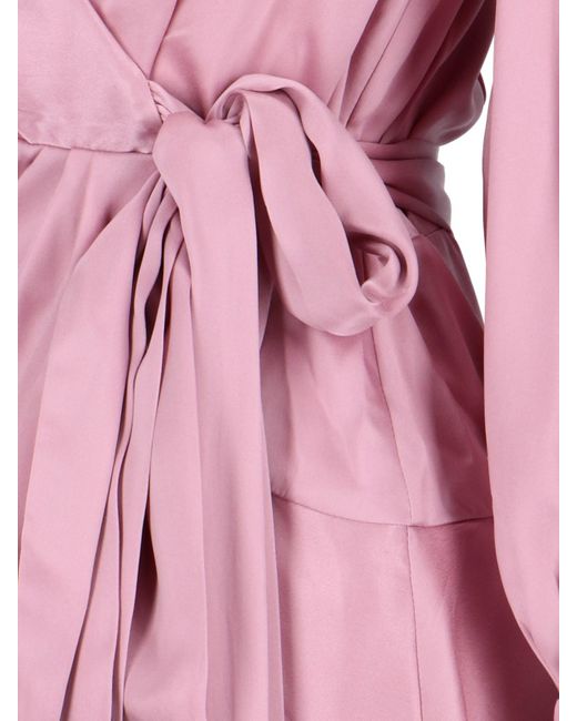 Zimmermann Pink Asymmetrical Mini Dress