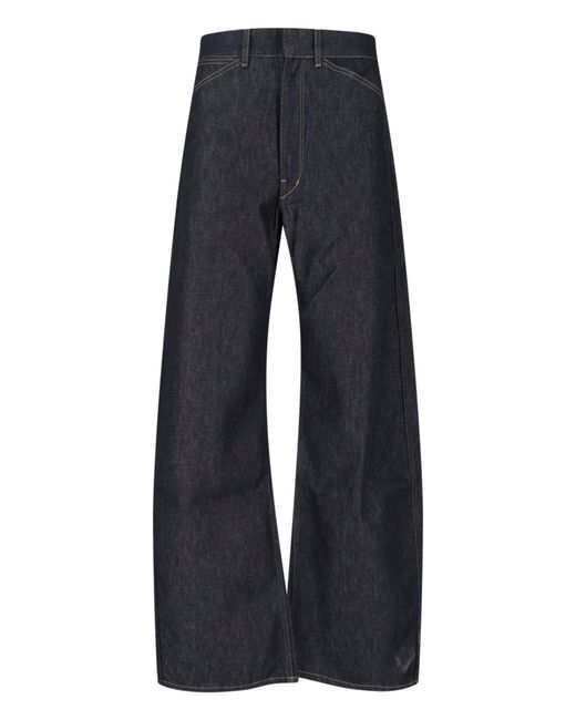 Lemaire Blue Rounded Jeans