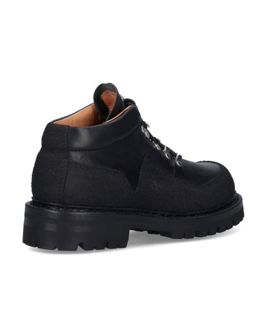 Our Legacy Black Mid-Length Hiking-Inspired Ankle Boots for men