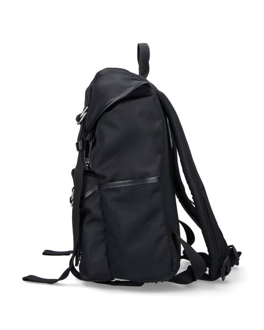Maison Margiela Black Four Stitches Medium Backpack