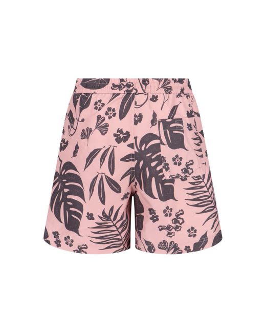 Pantaloncini Costume "Slater Swim Trunks" di Carhartt in Pink