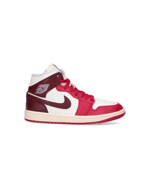 Nike Pink Leather Sneakers