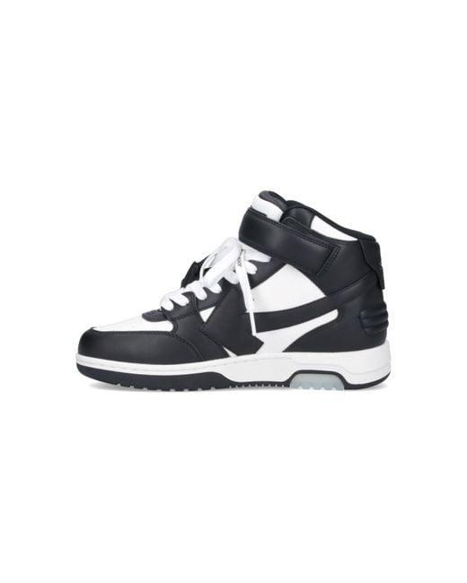 Off-White c/o Virgil Abloh Black Sneakers High "out Of Office" for men
