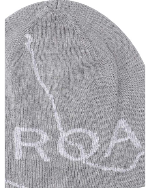 Berretto Logo di Roa in Gray da Uomo
