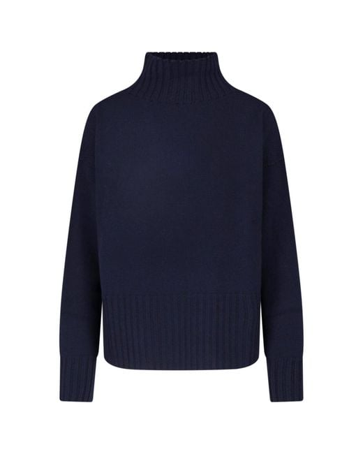 Drumohr Blue Merino Wool Sweater