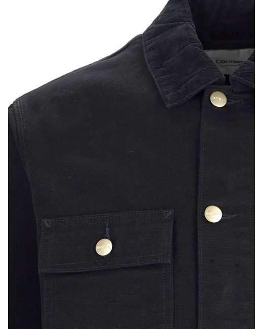 Giacca Camicia "Michigan" di Carhartt in Black da Uomo